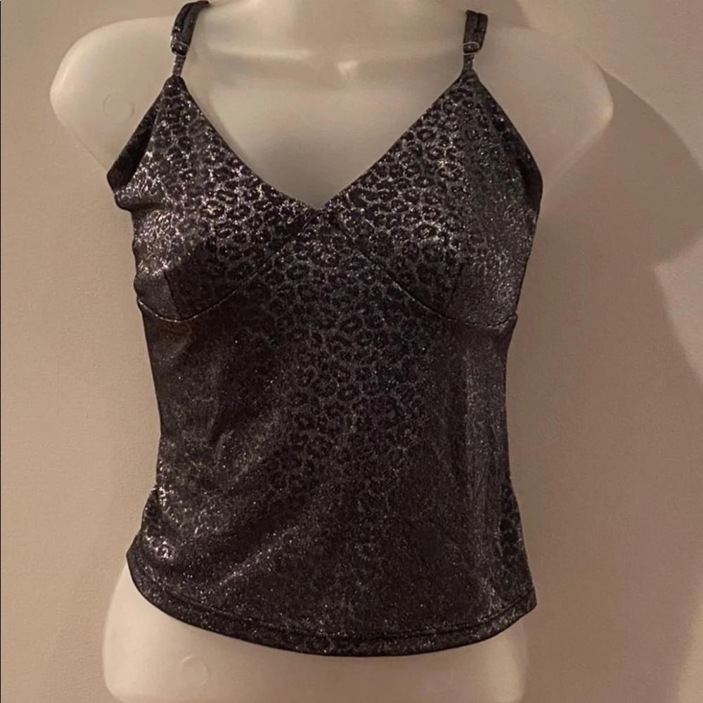 Wild Fable Leopard Metallic Crop